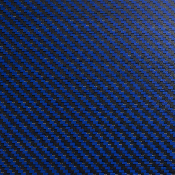 Woven Blue fiberglass/carbon fiber hybrid with gloss finish