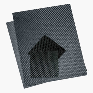 Thick black carbon fiber scrap pack